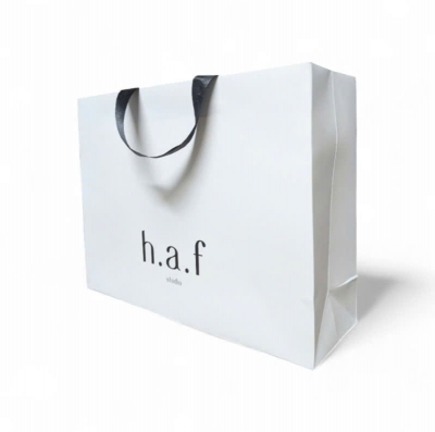 TÚI GIẤY TRƠN INLOGO ĐEN 